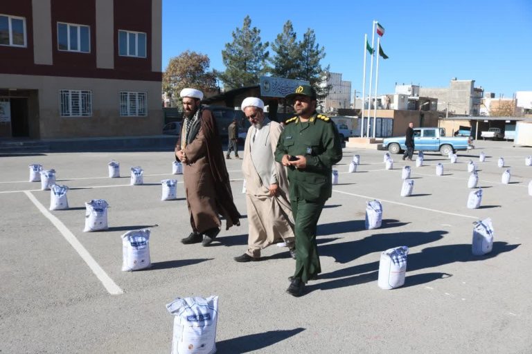 برگزاری رزمایش کمک مومنانه در ثلاث باباجانی