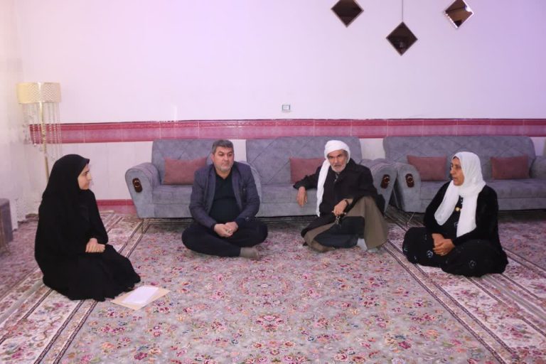 دیدار با خانواده معظم شهداء ثلاث باباجانی