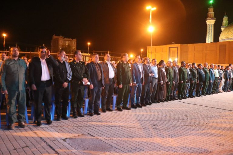 مراسم گرامیداشت شهدای عملیات بازیدراز