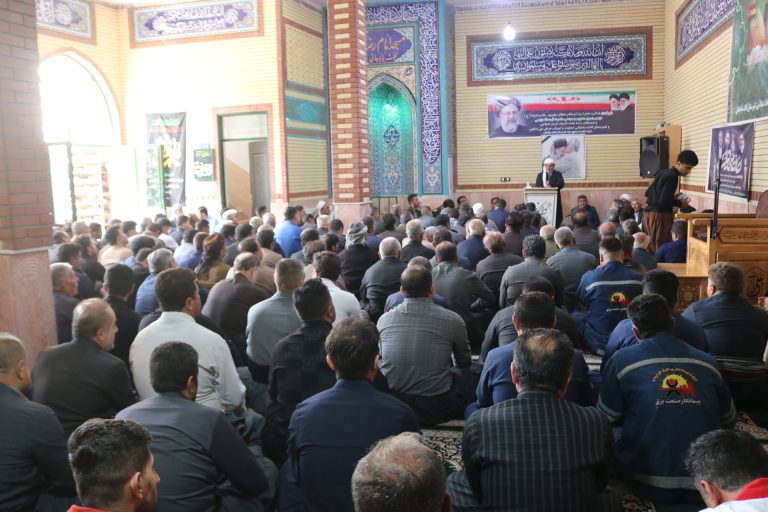 مراسم بزرگداشت ریاست محترم جمهور شهید حضرت آیت الله دکتر رئیسی و هیئت همراه در شهرستان ثلاث باباجانی برگزار شد