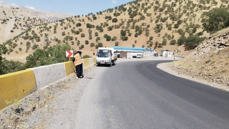 گشت زنی و استقرار در نقاط پر تصادف و حادثه خیز ثلاث باباجانی