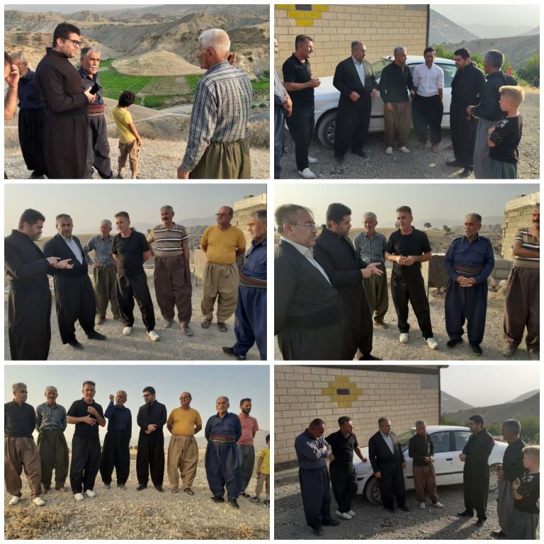 بازدید میدانی معاون برنامه ریزی و عمرانی فرمانداری ثلاث باباجانی