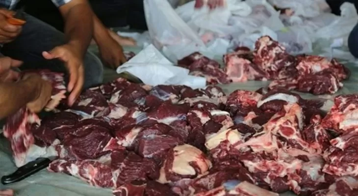 توزیع ۵۵۰ تن گوشت میان هیئات کرمانشاه