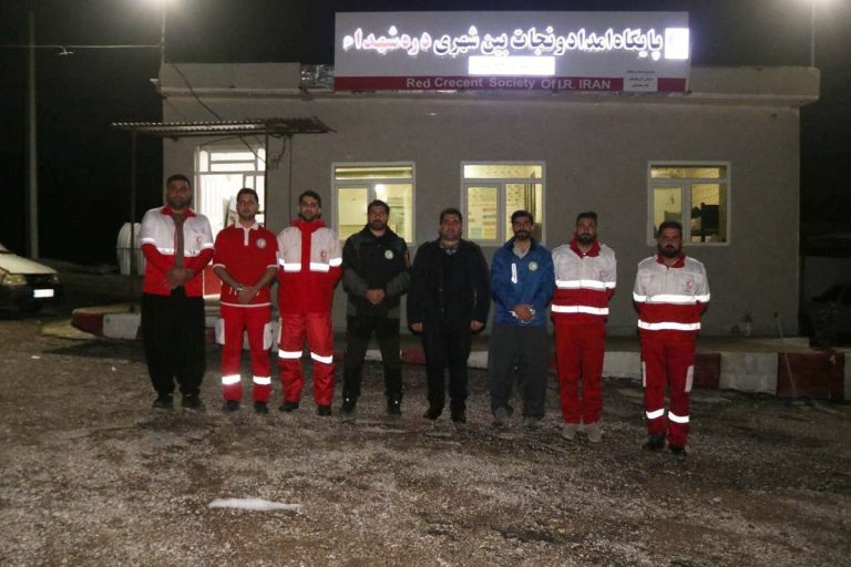 بازدید شبانه و سرزده سرپرست فرمانداری شهرستان ثلاث باباجانی از پایگاه امداد و نجات جاده ای دره شهدا